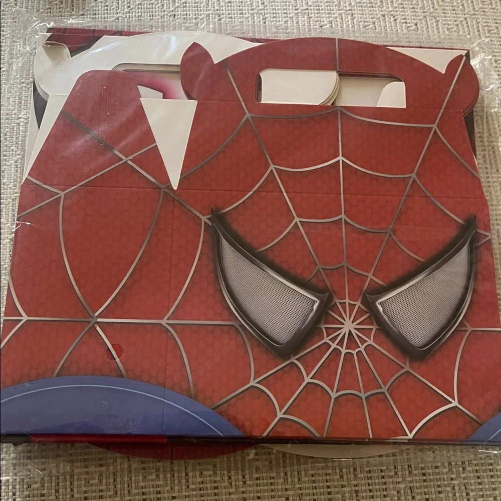 Spider-Man Themed Party Favors with boxes for 10 guests nwt